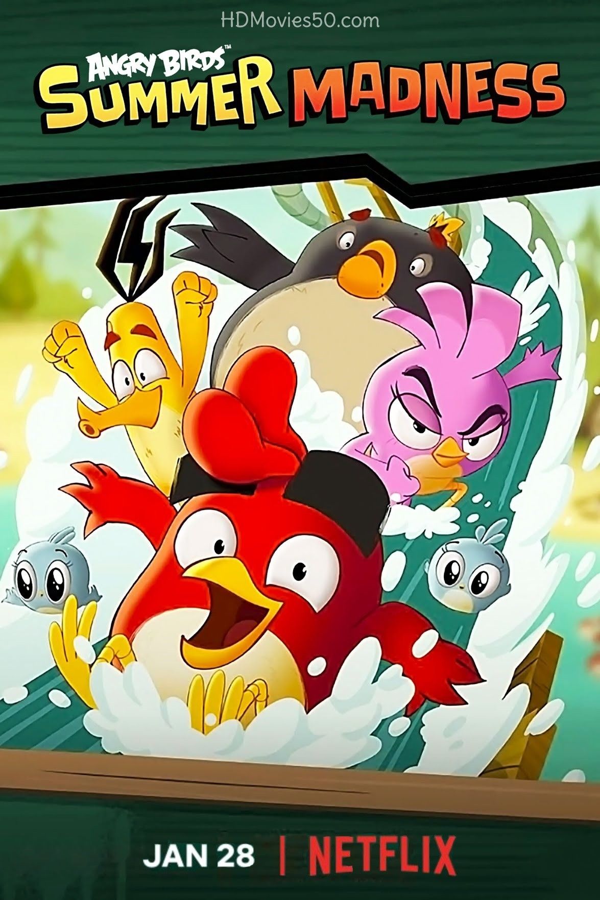 Angry Birds Summer Madness (2022) Season 3 Hindi Dubbed Netflix Series HDRip download full movie