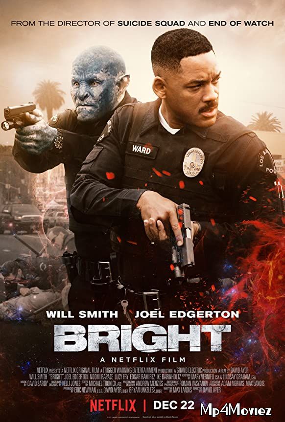 Bright (2017) Hindi Dubbed Movie HDRip download full movie