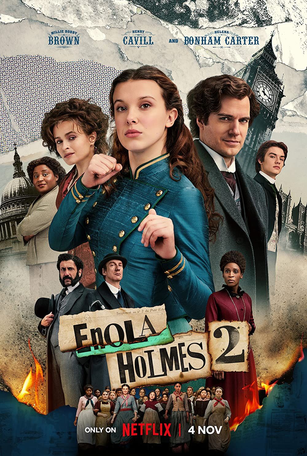 Enola Holmes 2 (2022) Hindi Dubbed HDRip download full movie