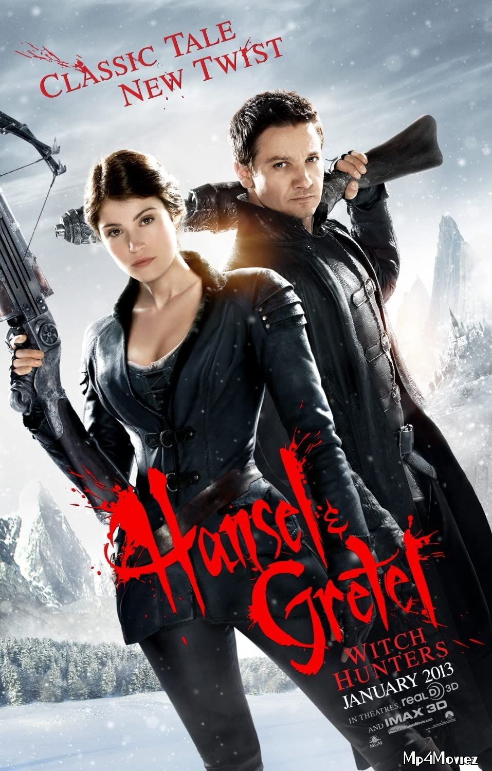 Hansel and Gretel Witch Hunters 2013 Hindi Dubbed BluRay download full movie