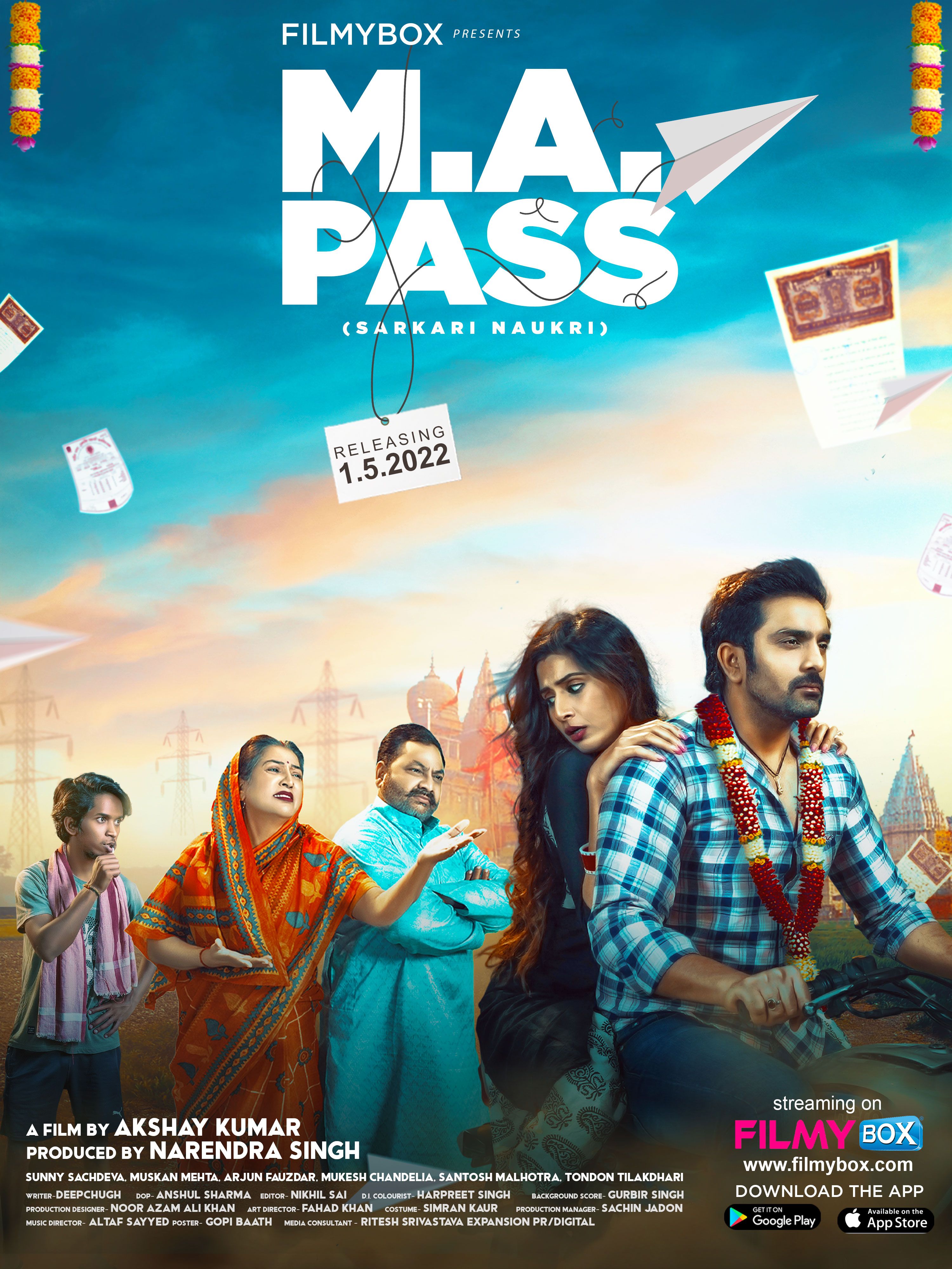 M.A. Pass (Sarkari Naukri) 2022 S01 FilmyBox Hindi Web Series HDRip Full Movie