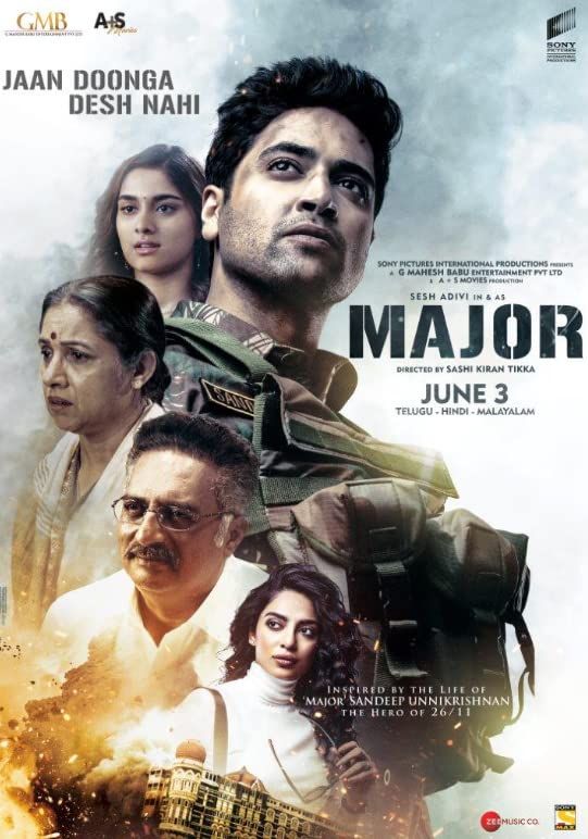 Major (2022) Hindi Dubbed UNCUT HDRip download full movie